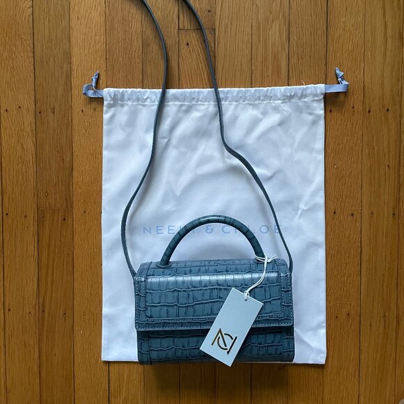 Neely & Chloe The Crossbody in Moonlight Croc, NWT - Picture 2 of 5